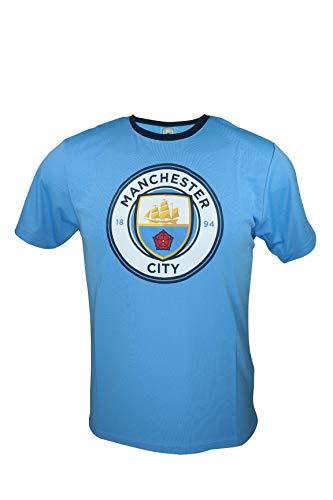 Icon Sports Youth Manchester City Official Poly Soccer Jersey -Y003 YM