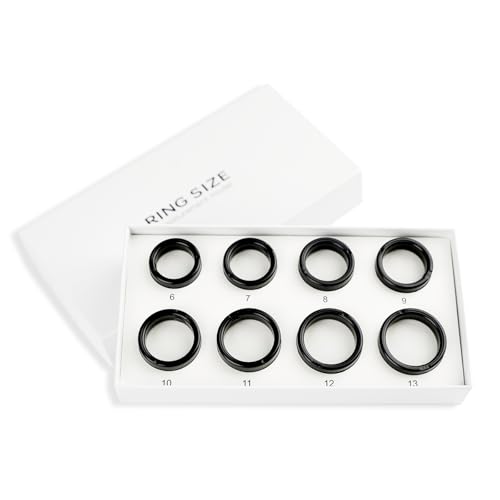 WNRTSA Smart Ring Sizing Kit – Find Your Before You Buy! Measure Your Ring Size from 6 to 13 with This Easy-to-use Tool for Men and Women, Helping You Avoid The Hassle of Returns