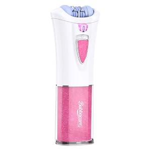 Mini Epilator, Facial Hair Remover for Women, Portable Face Epilator for Upper Lip & Chin, for Arms, Legs & Bikini Area, Battery Powered, LED Light