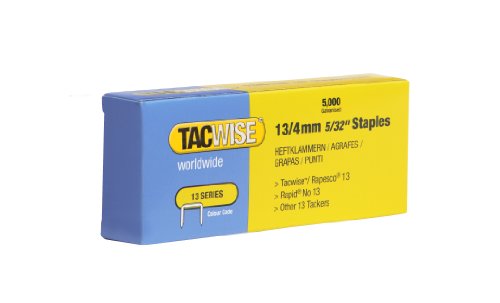 Tacwise Type 13/4mm Staples for Staple Gun (Pack of 5000) 1 Tacwise Type 13/4mm Staples for Staple Gun (Pack of 5000)