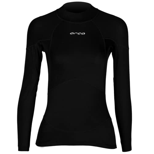 ORCA Mujer Neopreno Manga Larga Capa Base - Negro