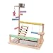 Bothyi Parrot Playground Bird Play Stand Activity Center Cage Accessories Gym Playpen Parrot Playstand for Lovebirds Parakeets Macaw