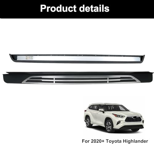 Estribos laterales para Toyota Highlander 2020-2023 miniatura 2