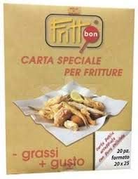 CUBEX PROFESSIONAL CARTA PER FRITTURE AD ALTISSIMA ASSORBENZA 38X50CM 1 PACCO X 50 FOGLI