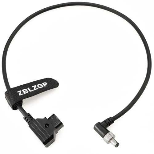 Image of Power Cable for Decimator MD-HX DMON-QUAD| D-Tap to Elbow Locking Collar DC 5.5X2.5mm