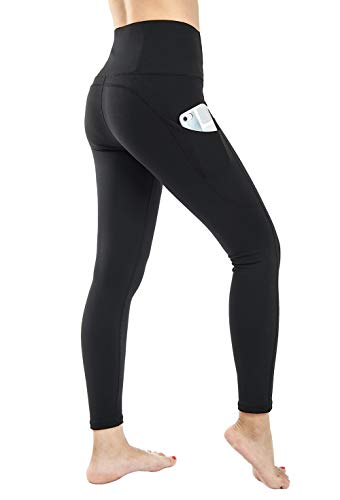 image for Dragon Fit High Waist Fleece Lined Yoga Leggings with 3 Pockets,Tummy 