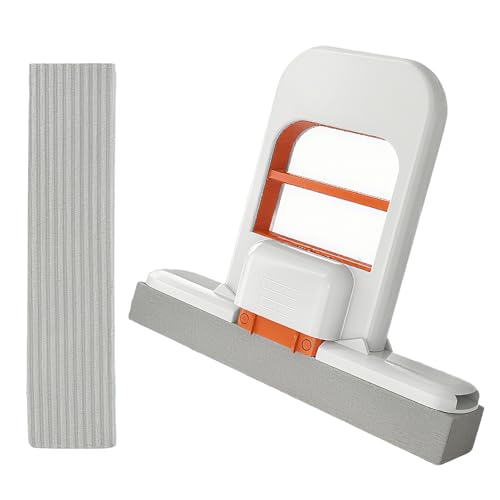 多機能 ミニモップ ハンディモップ スポンジモップ 取り替え可能 毎日とりかえキッチンスポンジ セルフスクイーズ 手洗い不要 乾湿両用 ポータブルミニモップ コンパクト 窓 ガラス 鏡 キッチン バスルーム 車内 小スペース掃除に