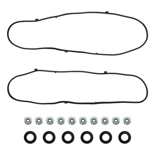 Image of PHILTOP VS50607R Engine Valve Cover Gasket Set for Honda Odyssey 2005-2010, Pilot 2005-2008, Accord 2003-2007, Acura MDX 2003-2009,TL 2004-2008,Ridgeline 2006-2008,Vue 2004-2007,RL 2005-2008 3.0L 3.5L