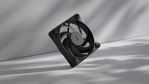 Fractal Design Momentum 14 - Silent PC Case Fan - 140 mm - Liquid Crystal Polymer LCP Blades - FDB Fluid Dynamic Bearing - PWM Control - Cooling Performance - Powerful Airflow – Black by Fractal Design - Image 2