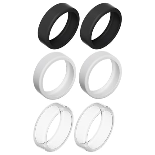 SGSCFG Cubierta De Protección del Anillo De 6 Partes, Cubierta De Silicona Resistente A Los Arañazos, Accesorios De Protección De Anillos, Adecuados para El Trabajo, Deportes Y Fitness.