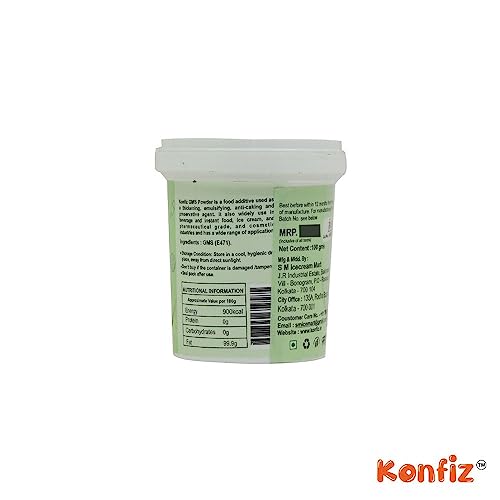 KONFIZ GMS Powder & CMC Powder 100g Each-for making Icecream & Cake