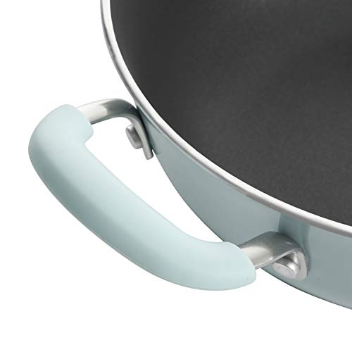 Kenmore Elite Andover Nonstick Platinum Forged Aluminum Cookware Set, 10-Piece, Glacier Blue #TOP3