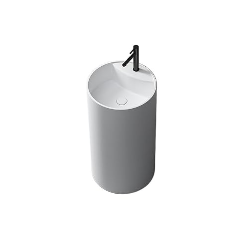 AYCDL Laundry Room Sink Floor-Standing Sink Wash Basin Household Bathroom, Column Outdoor Freestanding Washbasins