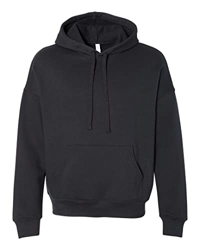 Bella + Canvas 3729 Unisex Sponge Fleece Pullover DTM Hoodie Black