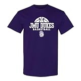 UGP Campus Apparel AS08 - James Madison Dukes Basketball Hype T Shirt - X-Large - Purple