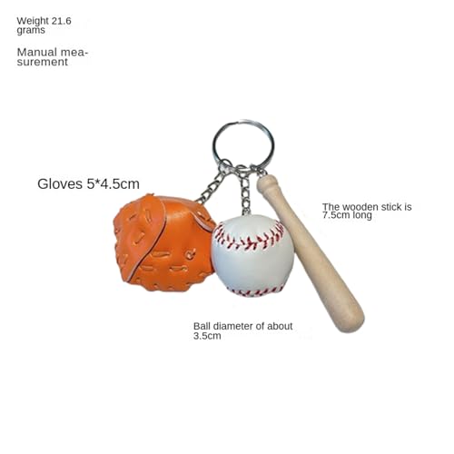 Image of COSTOYFUN Mini Cute Soccer Keychain Bowling Tennis Baseball Keychain for Men Women Boys Girls Gift