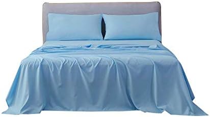 Angel Bedding Bed Sheet Set - Brushed Microfiber 1800 Bedding - (Deep Pocket Fits Upto 15 Inch) - Wrinkle, Fade, Stain Resistant - 4 Piece (King, Solid Black)