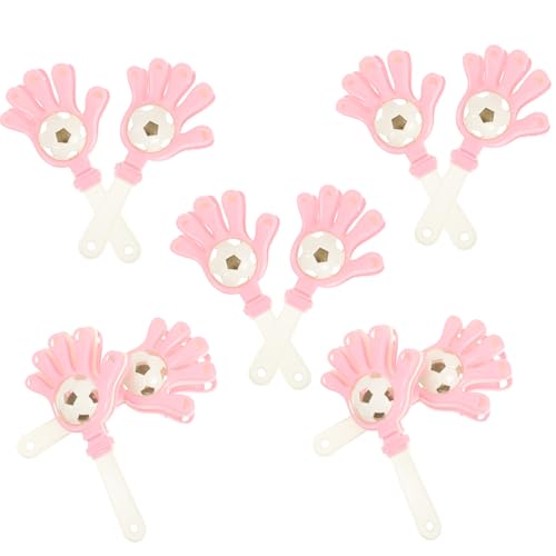 Yardwe Cheering Props Hand Bells for Parties Hand Bell Clappers Party Favors Clappers Random Color