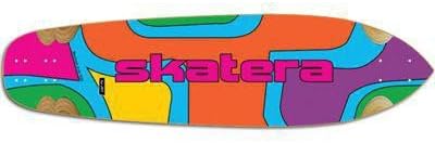Skatera by Jet Rapture Color Theory Longboard Deck 9.85 x 36 inch - Cruiser Deck Skateboard