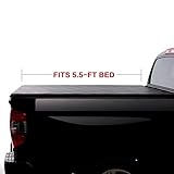 North Mountain Soft Roll Up Tonneau Cover, Compatible with 2016-now Titan 5.5'/67.0' Bed