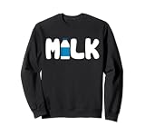 Milk, Funny Milk Costume Design Lovers Milk And Cookies Sweatshirt