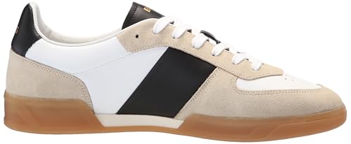 Image of BOSS Men's Soft Leather Block Logo Low Top Sneaker