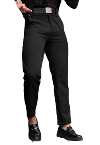 Calça Masculina Alfaiataria Milano (BR, Numérico, 37, 38, Regular, Regular, Preto)