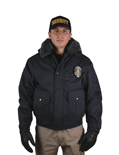 Image of First Class 100% Nylon Oxford All Season Deluxe Plain and Security Bomber Jacket