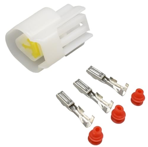 Conector de cable impermeable FW-C-3F-B de 3 pines, protección sellada contra agua para coches