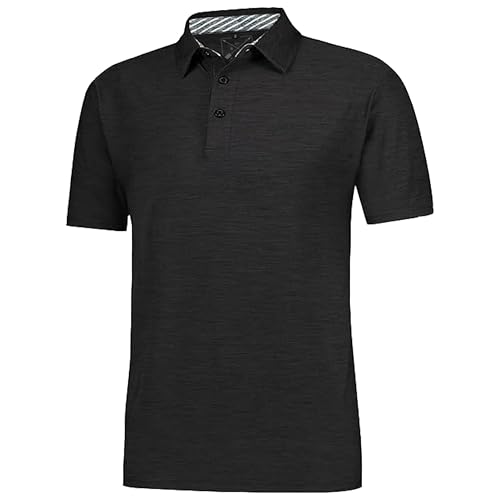 Polo de golf respirant haut de gamme en tissu extensible stretch