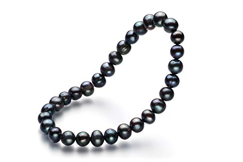 Bliss Black 6-7mm A Quality Freshwater Cultured Pearl Bracelet for Women2