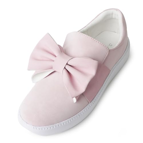 Image of J. Adams Wally Platform Sneakers for Women - Comfortable Slip On Shoes with Bow