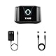 TooQ TQDS-802B - Dockingstation Anschlussbasis mit doppeltem SATA Schacht für 2,5 und 3,5 Zoll Laufwerke, USB 3.0 und USB 2.0-HOST, Offline CLONE Funktion, Farbe Schwarz