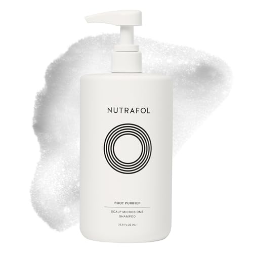 Nutrafol-Shampoo-Cleanse-and-Hydrate-Hair-and-Scalp-Improves-Hair-Volume-Strength-and-Texture-Physician-formulated-for-Thinning-Hair-Color-Safe-Sulfate-Free Nutrafol Shampoo, Cleanse and Hydrate Hair and Scalp, Improves Hair Volume, Strength and Texture, Physician-formulated for Thinning Hair, Color Safe, Sulfate Free - Image 1