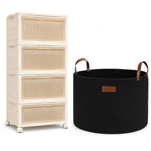 Image of licuadora Basket Bins for Blanket Storage,Organizing - Cotton Rope Woven