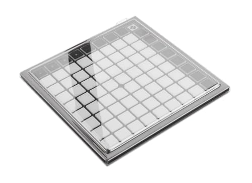 Decksaver Housse pour Novation Launchpad Mini - Couvercle de protection en polycarbonate ultra résistant de couleur transparente fumée, fabriquée au Royaume-Uni - Le choix des producteurs pour une
