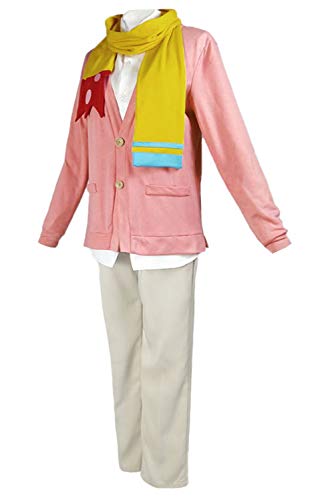 COSTHAT Mitsuba Sousuke Cosplay Outfit Costume Toilet Bound Hanako Kun Halloween Uniform Pink