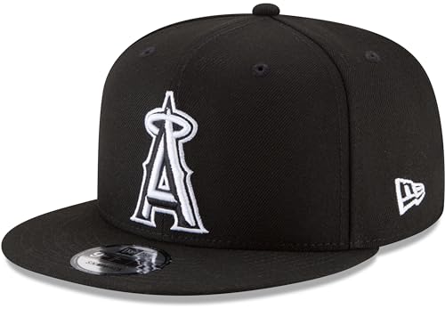 Casquette Los Angeles Angels New Era 9FIFTY ajustable snapback noire et blanche