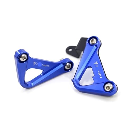 Repose-pieds arrière pour moto MT-07 et FZ-07 de 2014 à 2022 paires de pédales noires