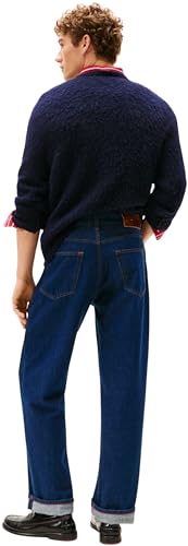 Jean Homme River Tommy Hilfiger bleu Lincoln Relaxed Fit pantalon denim droit