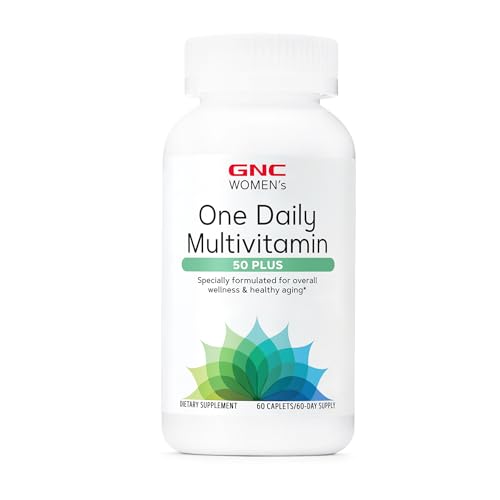 GNC Womens 50 Plus One Daily Multivitamin Supports Overall Wellness and Healthy Aging 60 Count
