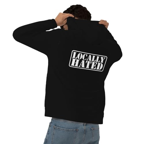 Locally Hated Hoodies With Pockets Hooded Sweatshirts Casual Drawstring Hoody Pullover For Mens4
