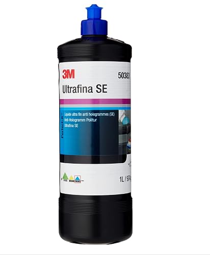 3M Auto Polish 1 Liter Flasche, Ultrafine, Metall, Kunststoff, Hochglanz Finish, Schnelle Reinigung, blauer Deckel