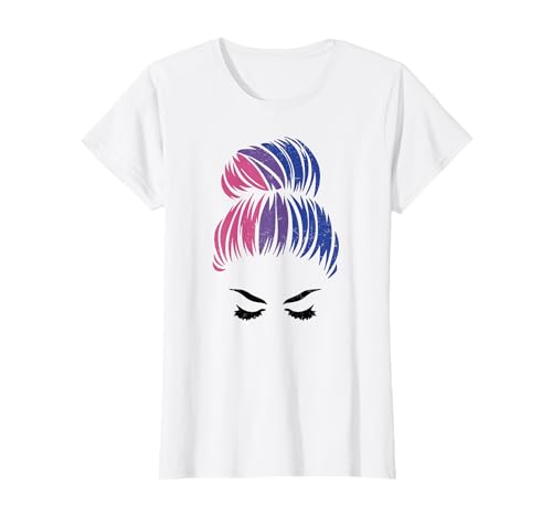 Bisexual Girl Flagge LGBTQ Pride T-Shirt
