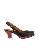 Material Grass Leather Art Company 1066 Grass Black-Grosella/Harlem Schwarz Damen 41 Schuhe Mit Hoher Absatz Klettverschluss
