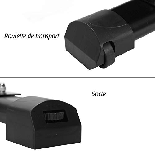 ISE Vélo d'appartement Ergomètre Cardio Vélo Biking,Petit Exercice de Fitness Indoor avec Programme et l'Ecran,Supports pour Bras,Cardiofréquencemètre Max. 120kg,SY-7005-1
