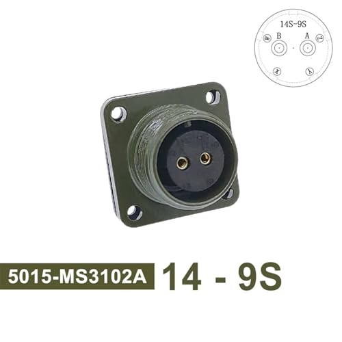 Conector circular MIL-C 5015 MS3108A angular para evitar roturas de cable 2