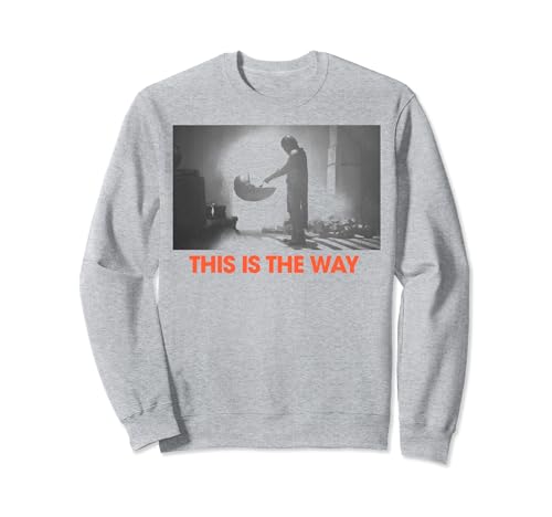 Sweatshirt Star Wars Mando and Child en molleton chaud et respirant à motif Sun Burst