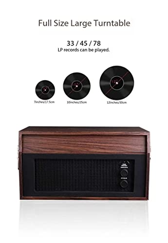 AZBUY Tourne-Disque Vinyle Vertical rétro américain Tourne-Disque Bluetooth Tourne-Disque magnétique Cadeau (B) - Les Beatles, Paul McCartney, John Lennon, RIngo Starr, George Harrison AZBUY Tourne-Disque Vinyle Vertical rétro américain Tourne-Disque Bluetooth Tourne-Disque magnétique Cadeau (B) – Image 4