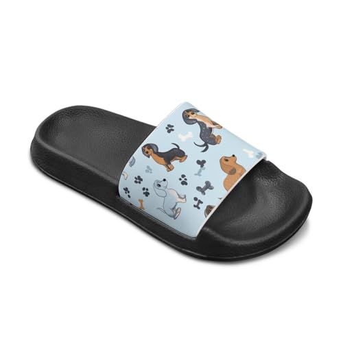 Image of Slides for Boys Girls Quick Drying Kids Slides Sandals Non-Slip